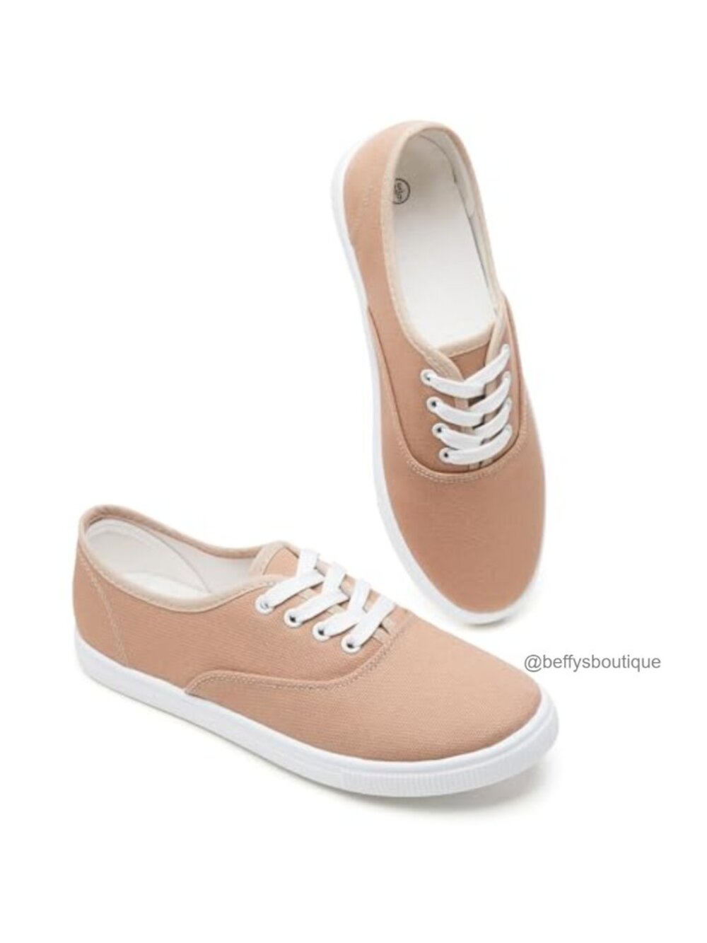 Womens Canvas Sneakers Slip On Tennis Shoes Breathable Lightweight Low Top